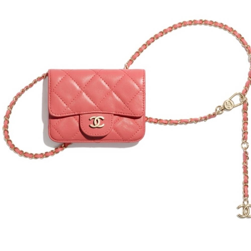 Chanel Classic Flap Belt Bag Lamskin